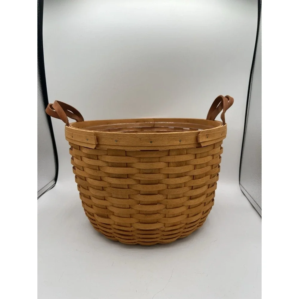 🌼Longaberger 1996 Wildflower Hostess Basket w/Protector–Classic & Collectible🌼